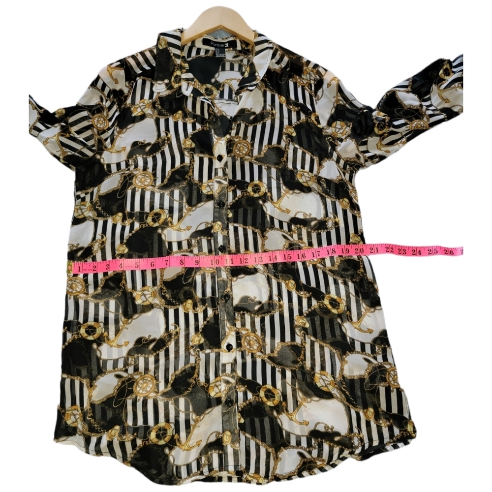 Printed Sheer Top From Forever 21 - Picture 6 of 6